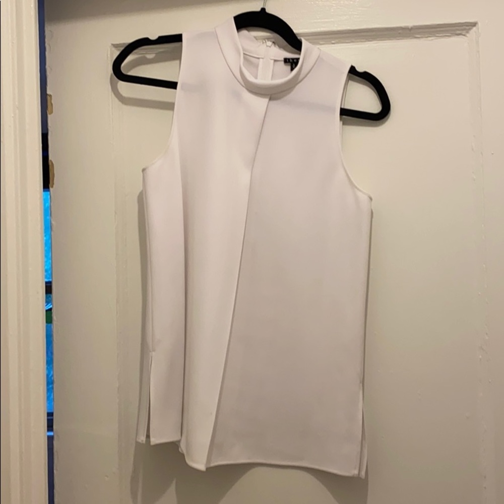 Theory White Blouse